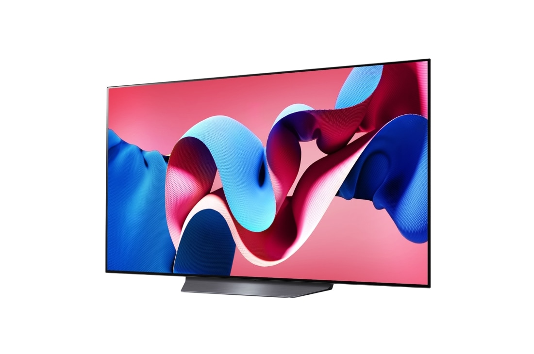 LG טלוויזיית LG OLED evo CS4 4K חכמה בגודל 55 אינץ' 2024, מבט בזווית צדדית קלה משמאל על טלוויזיית LG OLED evo‏ מסדרת ‏OLED CS4, OLED55CS4VA, thumbnail 2