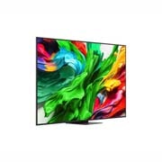 LG טלוויזיה חכמה 86 אינץ' LG QNED evo AI QNED86 ‏MiniLED 4K, תדר רענון 120Hz, שלט Magic AI, מערכת הפעלה webOS 25 ‏(דגם 2025), מבט צדדי משמאל של LG QNED evo QNED86 TV , 86QNED86A6A, thumbnail 3