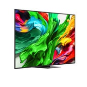 LG טלוויזיה חכמה 75 אינץ' LG QNED evo AI QNED86 ‏MiniLED 4K, תדר רענון 120Hz, שלט Magic AI, מערכת הפעלה webOS 25 ‏(דגם 2025), מבט צדדי משמאל של LG QNED evo QNED86 TV , 75QNED86A6A, thumbnail 3