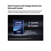 LG 98 אינץ', טלוויזיה חכמה LG NANO 4K UHD AI NU85 2026, אות הצטיינות בפרסי החדשנות של CES לשנת 2026 בקטגוריית הבינה המלאכותית מכירה בחיפוש Multi-AI עם Google Gemini ועם Microsoft Copilot., 98NU850B6LB, thumbnail 9