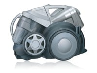 שואב אבק בעל מדחס ללא שקית עם פיות turbo combi, מיני-טורבינה ופרקטים, ומסנן ‎hepa 13‎‏ ניתן-לשטיפה (עוצמת יניקה של עד 2000 ואט ו-380 ואט, 2 ל', טיטניום כהה)1