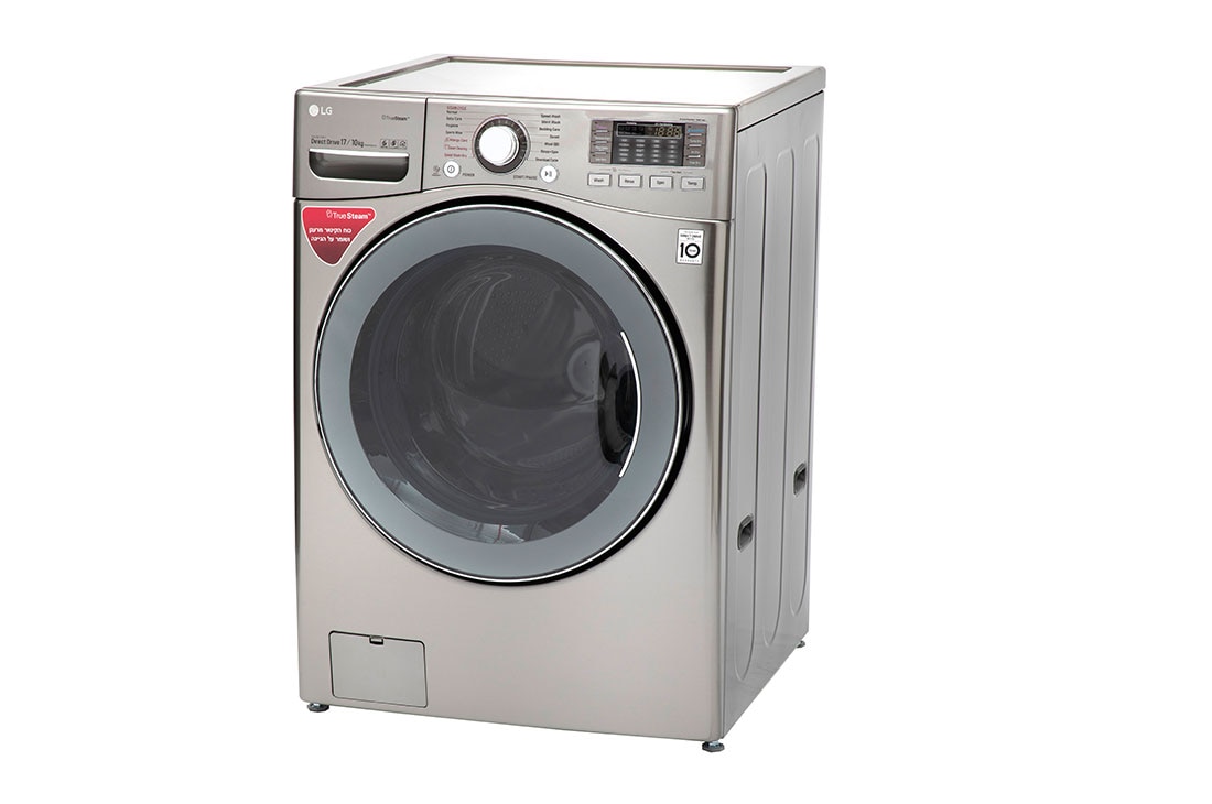 LG מכונת כביסה/מייבש  10/17 ק''ג AIDD פתח קדמי בצבע אבן כסופה ודלת בעלת גוון שחור, F1710CV, F1710CV, thumbnail 5