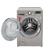 LG מכונת כביסה/מייבש  10/17 ק''ג AIDD פתח קדמי בצבע אבן כסופה ודלת בעלת גוון שחור, F1710CV, F1710CV, thumbnail 2