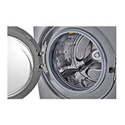 LG מכונת כביסה/מייבש  10/17 ק''ג AIDD פתח קדמי בצבע אבן כסופה ודלת בעלת גוון שחור, F1710CV, F1710CV, thumbnail 3