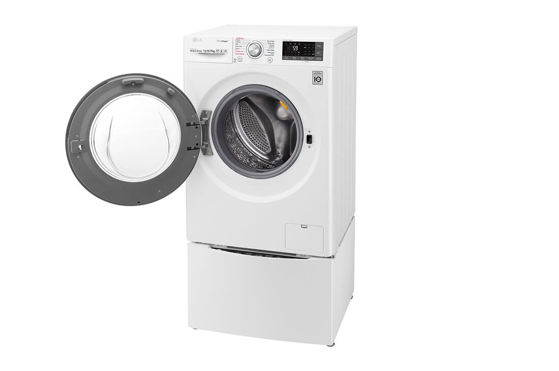 Lg מכונת כביסה כפולה ומשולבת מייבש 7 10 5 ק ג Lg ישראל