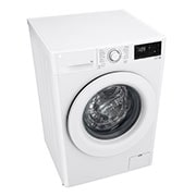 LG מכונת כביסה 8 ק''ג AIDD בצבע לבן פתח קדמי עם דלת לבנה, Top persppective1, F1608WD, thumbnail 9