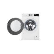 LG מכונת כביסה 8 ק''ג AIDD בצבע לבן פתח קדמי  עם דלת שחורה, LG-F1608BD, F1608BD, thumbnail 3