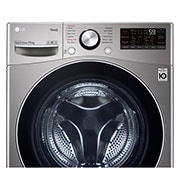 LG מכונת כביסה 15 ק''ג AIDD בצבע כסוף פתח קדמי עם דלת שחורה וזכוכית מחוסמת, F015TOPBD, F015TOPBD, thumbnail 4