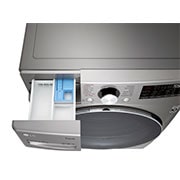 LG מכונת כביסה 15 ק''ג AIDD בצבע כסוף פתח קדמי עם דלת שחורה וזכוכית מחוסמת, F015TOPBD, F015TOPBD, thumbnail 7