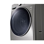 LG מכונת כביסה 15 ק''ג AIDD בצבע כסוף פתח קדמי עם דלת שחורה וזכוכית מחוסמת, F015TOPBD, F015TOPBD, thumbnail 8