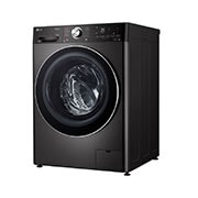 LG מכונת כביסה 12 ק''ג AIDD בצבע פלדה שחורה פתח קדמי עם דלת שחורה, f1612sbse, F1612SBSE, thumbnail 12