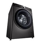 LG מכונת כביסה 12 ק''ג AIDD בצבע פלדה שחורה פתח קדמי עם דלת שחורה, f1612sbse, F1612SBSE, thumbnail 13