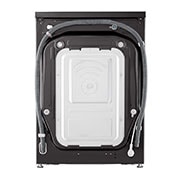LG מכונת כביסה 12 ק''ג AIDD בצבע פלדה שחורה פתח קדמי עם דלת שחורה, f1612sbse, F1612SBSE, thumbnail 15