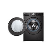 LG מכונת כביסה 12 ק''ג AIDD בצבע פלדה שחורה פתח קדמי עם דלת שחורה, f1612sbse, F1612SBSE, thumbnail 3