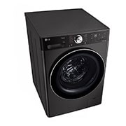 LG מכונת כביסה 12 ק''ג AIDD בצבע פלדה שחורה פתח קדמי עם דלת שחורה, f1612sbse, F1612SBSE, thumbnail 8