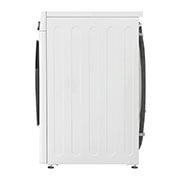 LG מכונת כביסה 9 ק''ג AIDD  פתח קדמי בצבע לבן ודלת בעלת גוון שחור, side view, F1409SWE, thumbnail 15