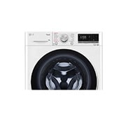 LG מכונת כביסה 9 ק''ג AIDD  פתח קדמי בצבע לבן ודלת בעלת גוון שחור, display detailed , F1409SWE, thumbnail 7