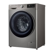 LG מכונת כביסה 10.5 ק''ג AIDD בצבע כסוף פתח קדמי עם דלת שחורה, Right, F16105SE, thumbnail 13