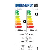 LG מכונת כביסה/מייבש  6/9 ק''ג AIDD פתח קדמי בצבע לבן עם שוליים ודלת בעלת גוון שחור, energy label, F1696SWDE, thumbnail 17