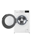 LG מכונת כביסה 7 ק''ג AIDD פתח קדמי בצבע לבן עם דלת לבנה, Frontopen_slim, F1607WDE, thumbnail 3