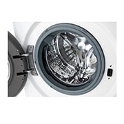 LG מכונת כביסה 7 ק''ג AIDD פתח קדמי בצבע לבן עם דלת לבנה, Drum_slim, F1607WDE, thumbnail 4