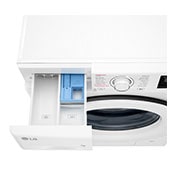 LG מכונת כביסה 7 ק''ג AIDD פתח קדמי בצבע לבן עם דלת לבנה, TopDraweropen_slim, F1607WDE, thumbnail 8