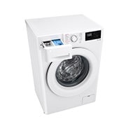 LG מכונת כביסה 7 ק''ג AIDD פתח קדמי בצבע לבן עם דלת לבנה, Toppersppective1_slim, F1607WDE, thumbnail 10