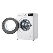LG מכונת כביסה 7 ק''ג AIDD פתח קדמי בצבע לבן עם דלת לבנה, Rightopen_slim, F1607WDE, thumbnail 12