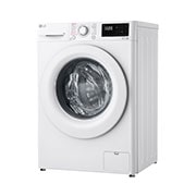 LG מכונת כביסה 7 ק''ג AIDD פתח קדמי בצבע לבן עם דלת לבנה, Right_slim, F1607WDE, thumbnail 13