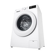 LG מכונת כביסה 7 ק''ג AIDD פתח קדמי בצבע לבן עם דלת לבנה, Rightperspective_slim, F1607WDE, thumbnail 14