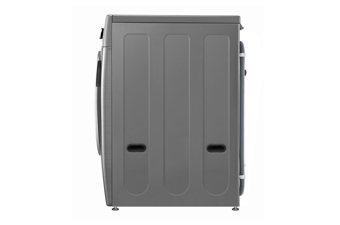 LG מכונת כביסה/מייבש  10/17 ק''ג AIDD פתח קדמי בצבע אבן כסופה ודלת בעלת גוון שחור, Side view, F1710CV-1, thumbnail 15