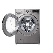 LG מכונת כביסה/מייבש  10/17 ק''ג AIDD פתח קדמי בצבע אבן כסופה ודלת בעלת גוון שחור, FrontOpen, F1710CV-1, thumbnail 3