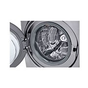 LG מכונת כביסה/מייבש  10/17 ק''ג AIDD פתח קדמי בצבע אבן כסופה ודלת בעלת גוון שחור, DrumDetail, F1710CV-1, thumbnail 4