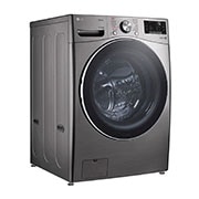 LG מכונת כביסה/מייבש  10/17 ק''ג AIDD פתח קדמי בצבע אבן כסופה ודלת בעלת גוון שחור, Left view, F1710CV-1, thumbnail 12