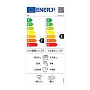 LG מכונת כביסה/מייבש  10/17 ק''ג AIDD פתח קדמי בצבע אבן כסופה ודלת בעלת גוון שחור, energy label, F1710CV-1, thumbnail 17