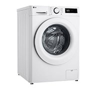 LG מכונת כביסה 9 ק''ג AIDD בצבע לבן פתח קדמי עם דלת לבנה , right side view, F4Y5VYW3W, thumbnail 11