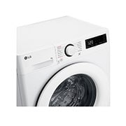 LG מכונת כביסה 8 ק''ג AIDD בצבע לבן פתח קדמי עם דלת לבנה , controls detailed view, F2Y5PYW3W, thumbnail 4