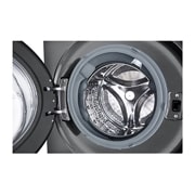 LG מכונת כביסה 12 ק''ג ומייבש כביסה 10 ק''ג במגדל יוקרתי בצבע שחור פלטינה, drum view, WT40, thumbnail 5