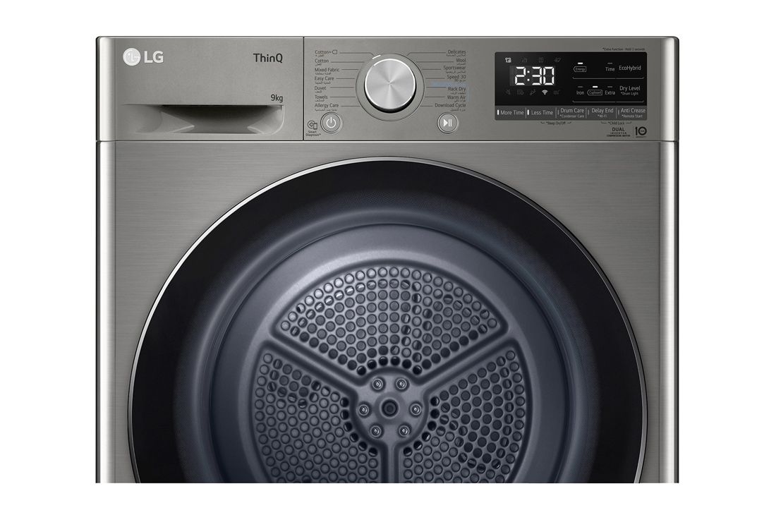 LG מייבש אמין וחסכוני באנרגיה, תאורת תוף, FD1809GB, thumbnail 5