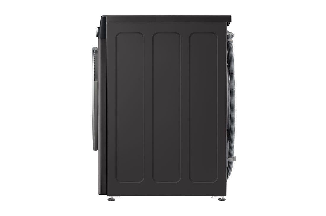 LG מכונת כביסה 13 ק''ג AIDD בצבע שחור פלטינה עם פתח קדמי ודלת שחורה, Side view, WF13314GBC, thumbnail 15
