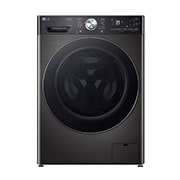 LG מכונת כביסה 13 ק''ג AIDD בצבע שחור פלטינה עם פתח קדמי ודלת שחורה, Front view, WF13314GBC, thumbnail 1