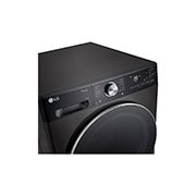 LG מכונת כביסה 13 ק''ג AIDD בצבע שחור פלטינה עם פתח קדמי ודלת שחורה, Top view, WF13314GBC, thumbnail 4