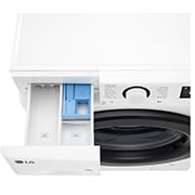 LG מכונת כביסה 10 ק''ג AIDD בצבע לבן פתח קדמי עם דלת לבנה, drawer open, WF10014WB, thumbnail 8