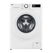 LG מכונת כביסה 8 ק''ג AIDD בצבע לבן פתח קדמי עם דלת לבנה, Front view, WFS8014WW, thumbnail 1