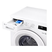 LG מכונת כביסה 9 ק''ג בצבע לבן עם פתח קדמי ופאנל בעברית, לייף סטייל 1_קדמי, VB9014WH, thumbnail 6
