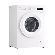 LG מכונת כביסה 9 ק''ג בצבע לבן עם פתח קדמי ופאנל בעברית, צד ימין, VB9014WH, thumbnail 8