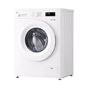 LG מכונת כביסה 9 ק''ג בצבע לבן עם פתח קדמי ופאנל בעברית, צד שמאל, VB9014WH, thumbnail 10