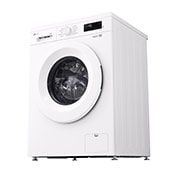 LG מכונת כביסה 9 ק''ג בצבע לבן עם פתח קדמי ופאנל בעברית, צד, VB9014WH, thumbnail 11