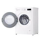 LG מכונת כביסה 8 ק''ג בצבע לבן עם פתח קדמי ופאנל בעברית, צד שמאל, VB8014WH, thumbnail 9