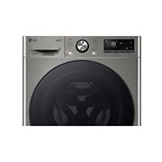 LG מכונת כביסה 10 ק''ג AIDD בצבע כסף פלטינה עם  פתח קדמי ודלת זכוכית שחורה, display, WF10214GBB, thumbnail 6